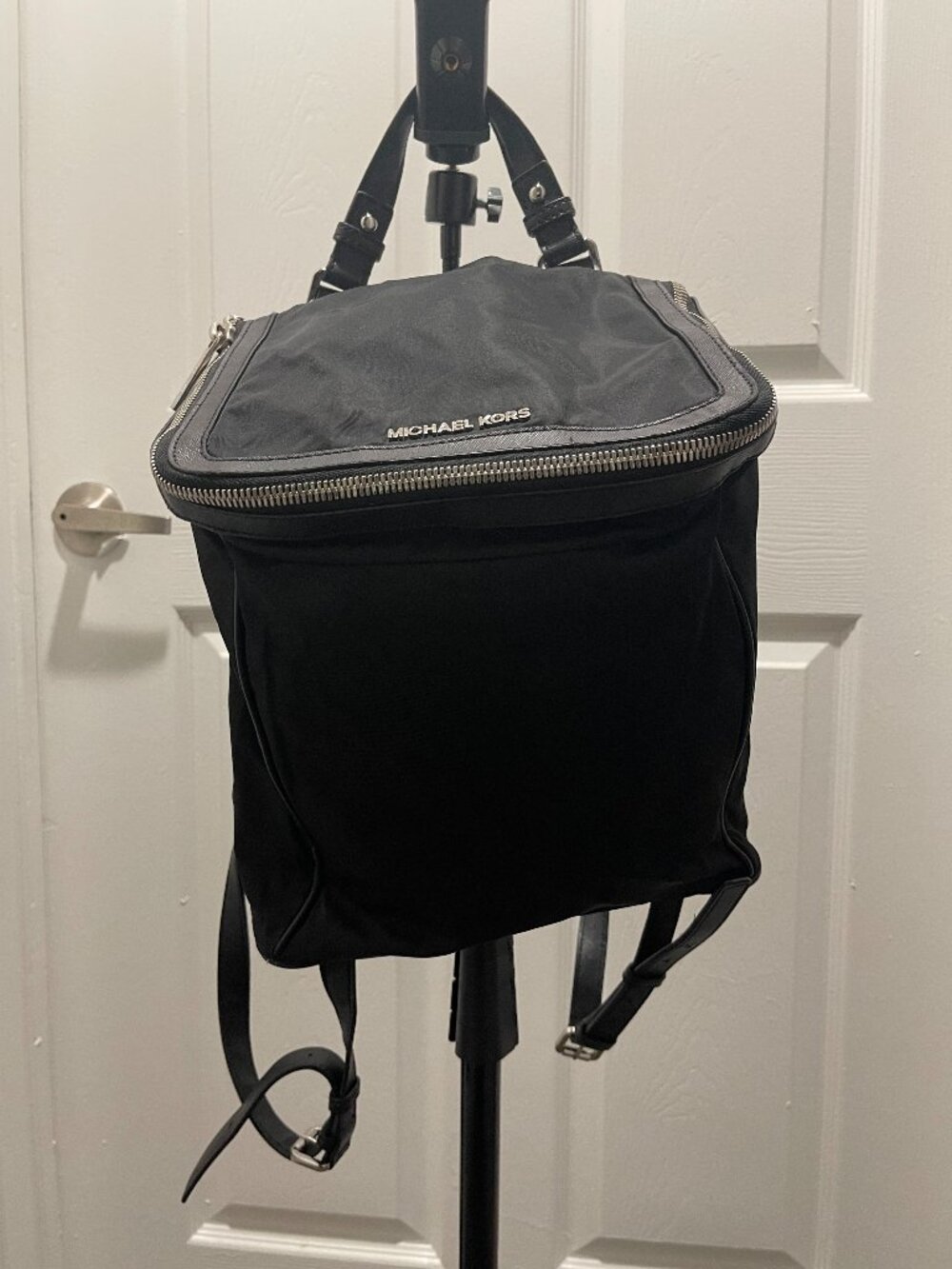 Black Backpack from Michael Kors
